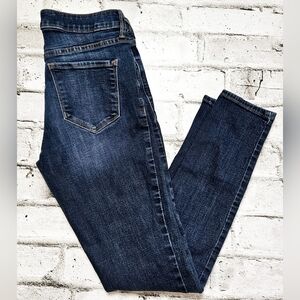 Old Navy Dark Wash Rockstar Super Skinny Long Jeans